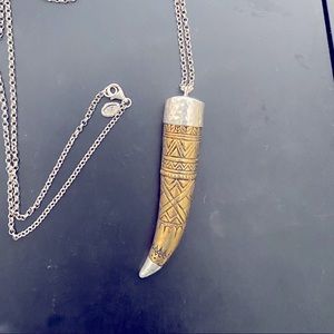 Silpada horn necklace